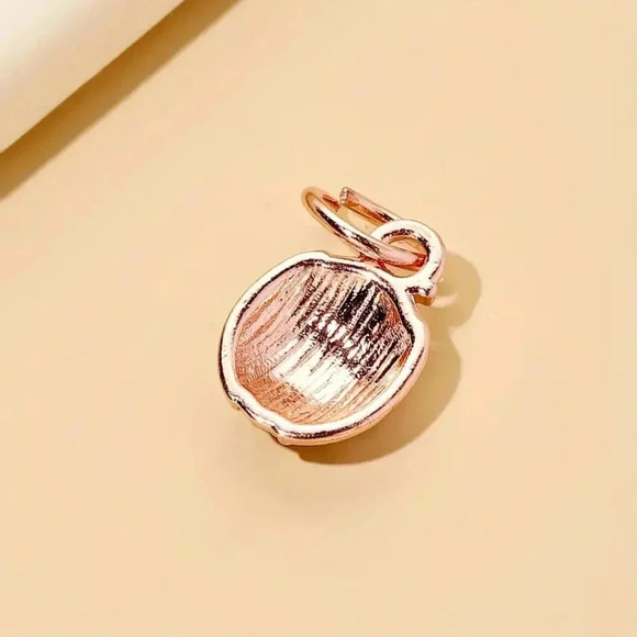 Cute Pink LadyBug Rose Goldplated Pendant Silver plated Necklace 18" - Picture 6 of 10